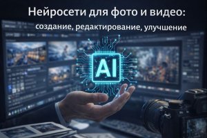 Нейросети для работы с фото и видео: создание, редактирование и улучшение визуального контента